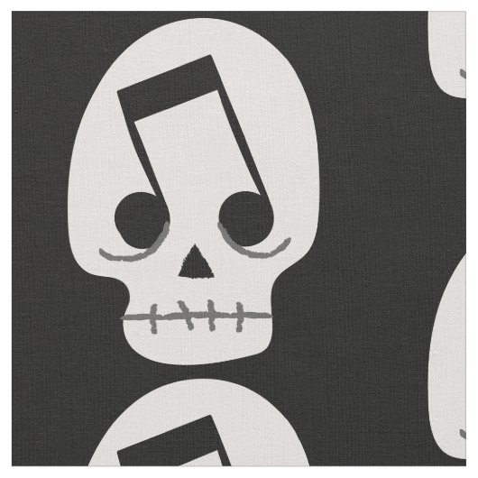 Musiknote Stoff (Nahaufnahme)