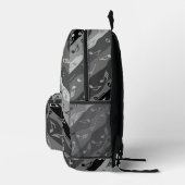 Musiknote Streifen Bedruckter Rucksack (Rechts)