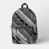 Musiknote Streifen Bedruckter Rucksack (Vorderseite)