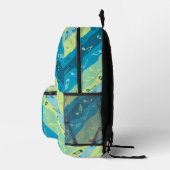 Musiknote Streifen Bedruckter Rucksack (Rechts)