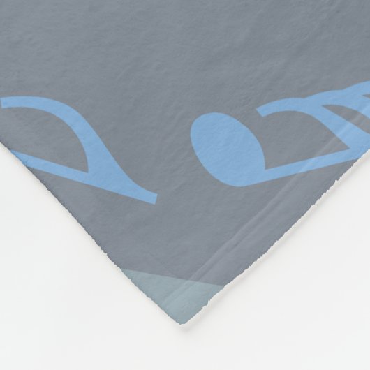 Musiknote Streifen Fleecedecke (Ecke)