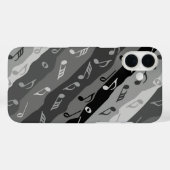 Musiknote Streifen Gran Case-Mate iPhone Hülle (Rückseite (Horizontal))