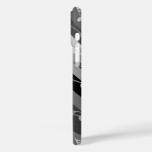 Musiknote Streifen Gran Case-Mate iPhone Hülle (Rückseite / Links)