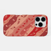 Musiknote Streifen iPhone Hülle (Rückseite (Horizontal))