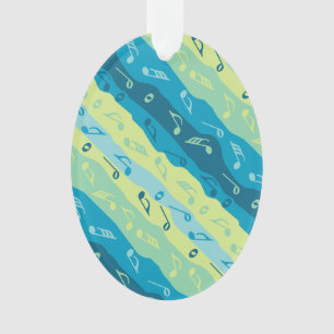 Musiknote Streifen Ornament
