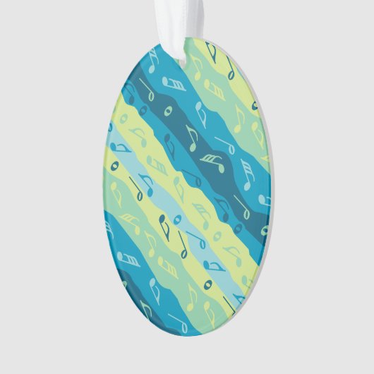 Musiknote Streifen Ornament (Vorderseite)