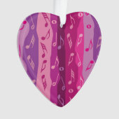 Musiknote Streifen Ornament (Vorderseite)