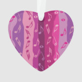 Musiknote Streifen Ornament (Rückseite)