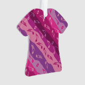 Musiknote Streifen Ornament (Vorderseite)