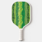 Musiknote Streifen Pickleball Schläger (Rückseite)