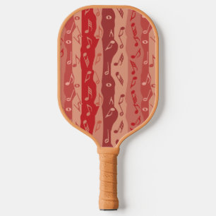 Musiknote Streifen Pickleball Schläger