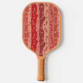 Musiknote Streifen Pickleball Schläger (Rückseite)