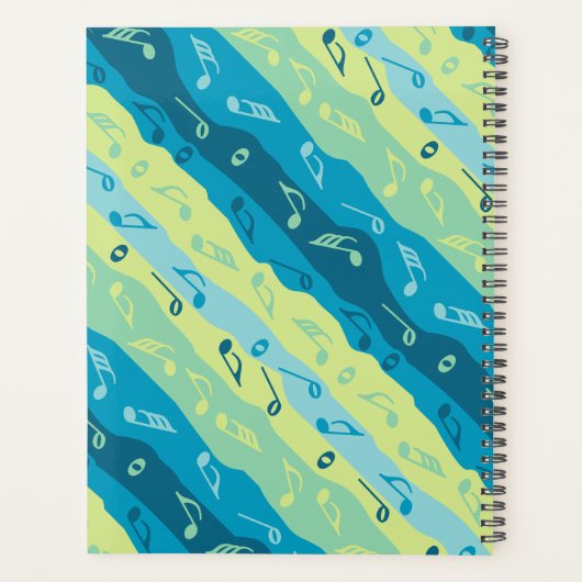 Musiknote Streifen Planer (Rückseite)