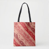 Musiknote Streifen rot Tasche (Vorderseite)