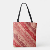 Musiknote Streifen rot Tasche (Rückseite)