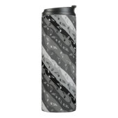 Musiknote Streifen Thermosbecher (Nach links gedreht)