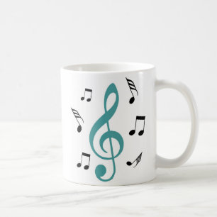 Musiknote-Tasse Kaffeetasse