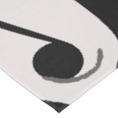Musiknote Tischdecke (Schrägansicht)