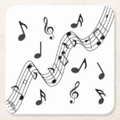 Musiknote und Untersetzer für Musikfreunde (Vorderseite)