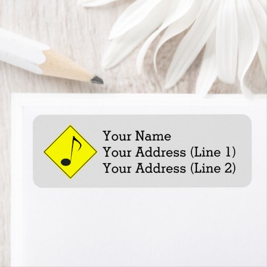 Musiknote Verkehr/Straßenzeichen (Insitu)