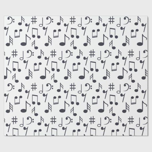 Musiknote-Verpackungs-Papier Geschenkpapier (Flach)