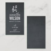 Musiknote-Visitenkarte Visitenkarte (Vorne/Hinten)