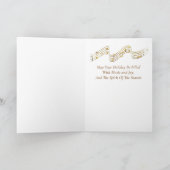 Musiknote Weihnachtsmusiker freuen sich auf die We Karte (Innenseite)