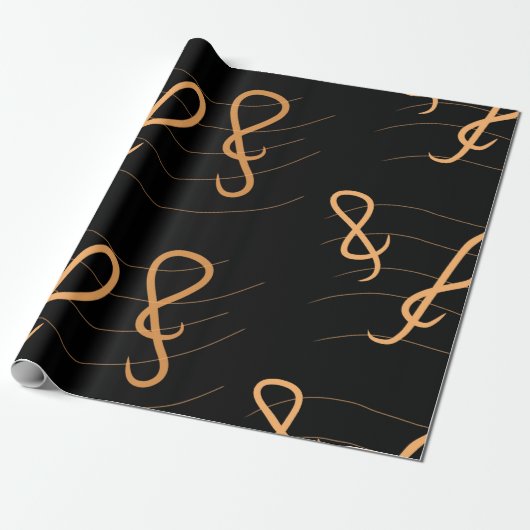 Musiknote Wrapping Paper Geschenkpapier (Ungerollt)