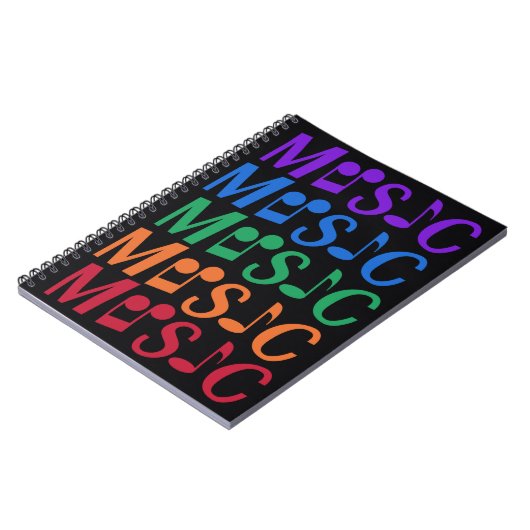 MUSIKNotebook Notizblock (Linke Seite)