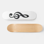 Musiknoteentwurf Skateboard-Plattform Skateboard (Horizontal)