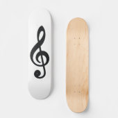 Musiknoteentwurf Skateboard-Plattform Skateboard (Vorderseite)