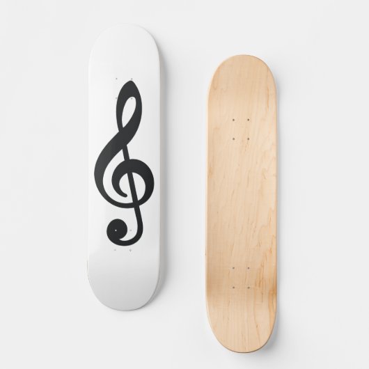 Musiknoteentwurf Skateboard-Plattform Skateboard (Vorderseite)