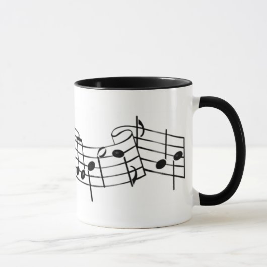 Musiknoten 1 tasse (Rechts)