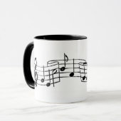 Musiknoten 1 tasse (Vorderseite Links)