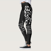 Musiknoten 3 leggings (Links)