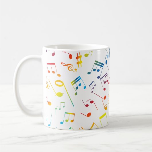 Musiknoten 4 kaffeetasse (Links)