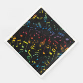 Musiknoten 5 serviette (Ecke)