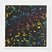 Musiknoten 5 serviette (Vorderseite)