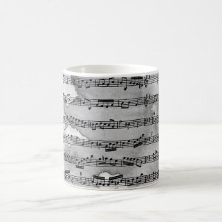 Musiknoten Aquarell Kaffeetasse