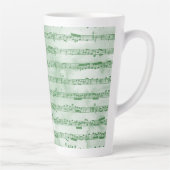 Musiknoten Aquarell Milchtasse (Rechts)