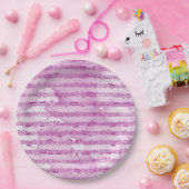 Musiknoten Aquarell Pappteller (Party)