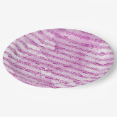 Musiknoten Aquarell Pappteller (Schrägansicht)