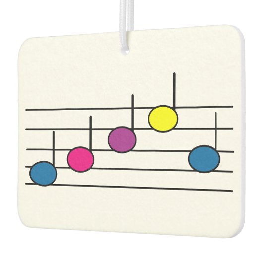 Musiknoten Autolufterfrischer (Links)