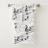 Musiknoten Badhandtuch Set (Insitu)