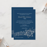 Musiknoten Bar Mitzvah Silver mit der Option I