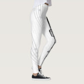 Musiknoten-Blatt Leggings (Rechts)