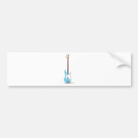 Musiknoten-blaues Autoaufkleber (Vorne)