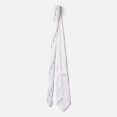 Musiknoten-blaues Krawatte (Rückseite)