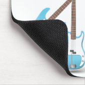 Musiknoten-blaues Mousepad (Ecke)