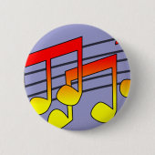 Musiknoten Button (Vorderseite)